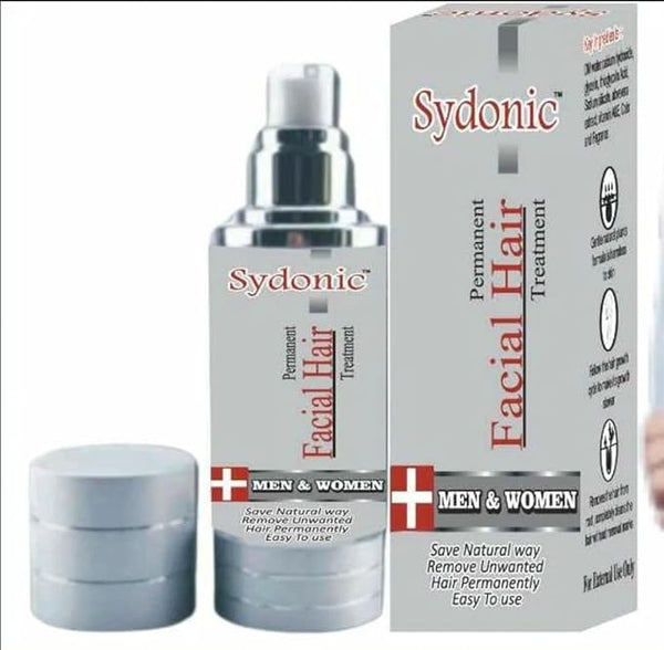 Sydonic Permanent Facial Hair Removal Cream for Smooth